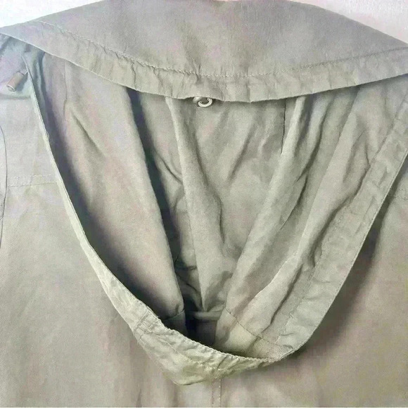 Kenneth Cole Women’s Anorak Olive Green Utility Jacket Size Medium - Picture 10 of 16